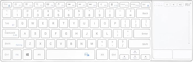 Rii K22 Wireless Bluetooth Keyboard with Touchpad