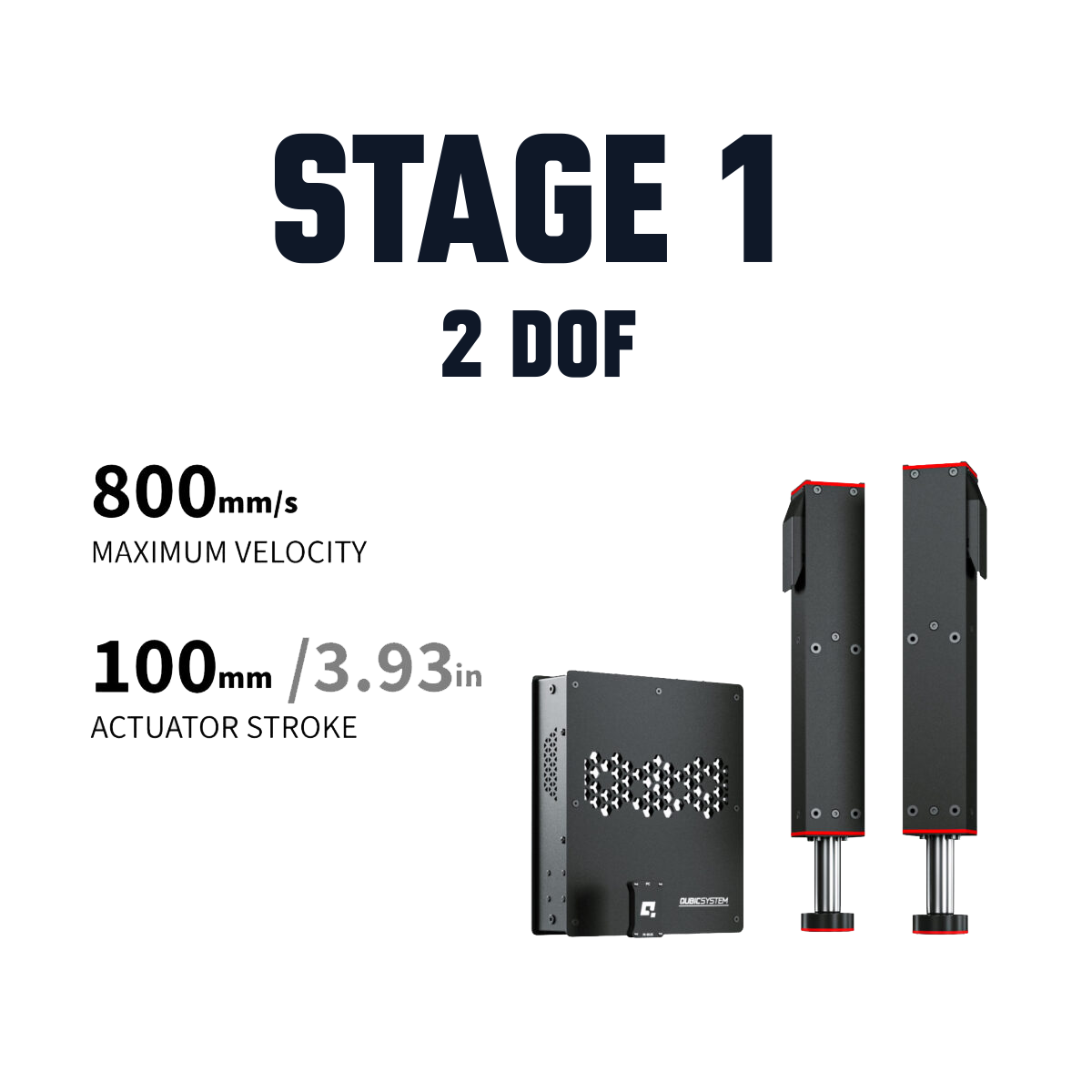 Qubic QS-220 Stage 1 Kit - 2DOF