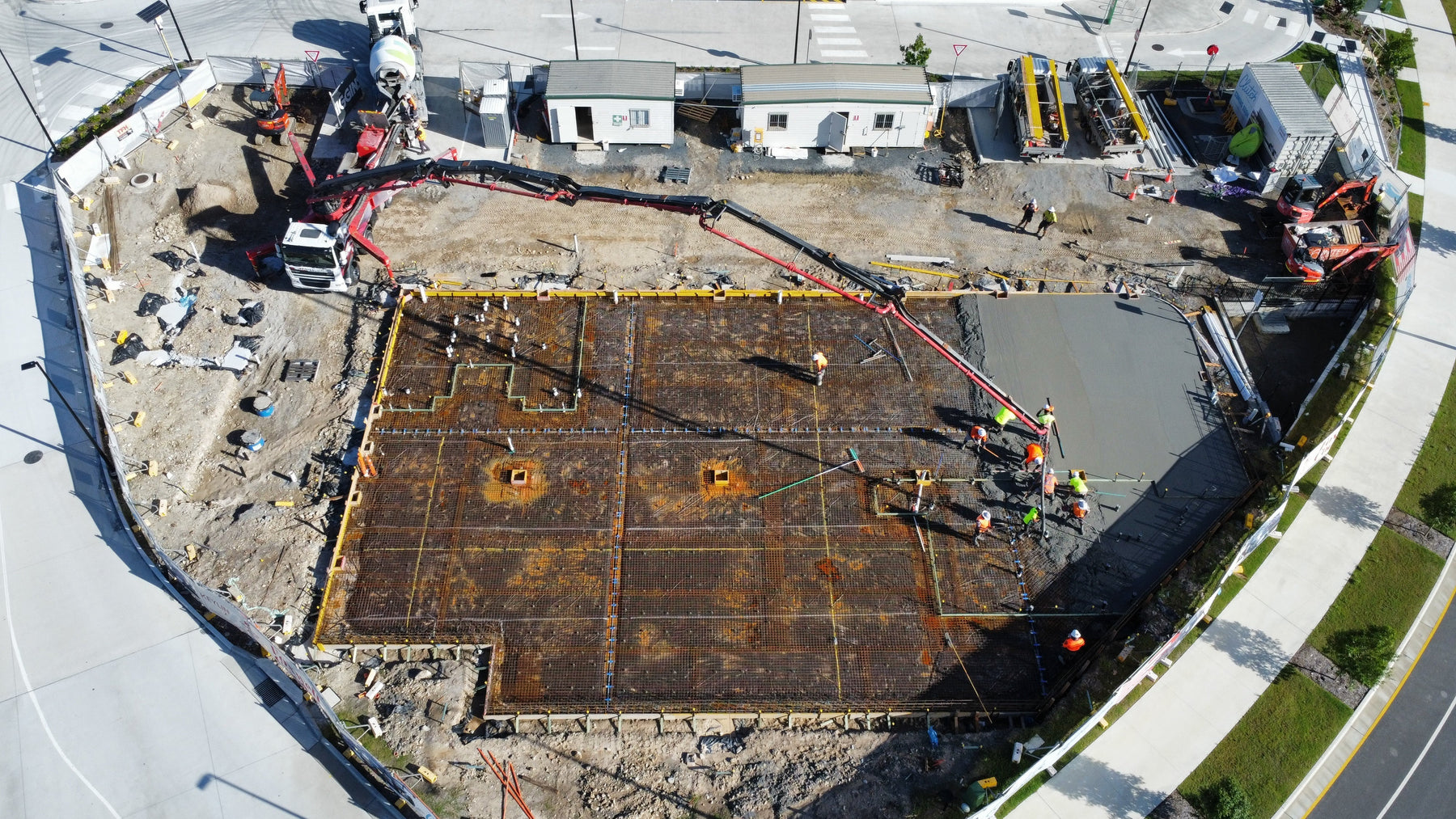 Slab is poured!