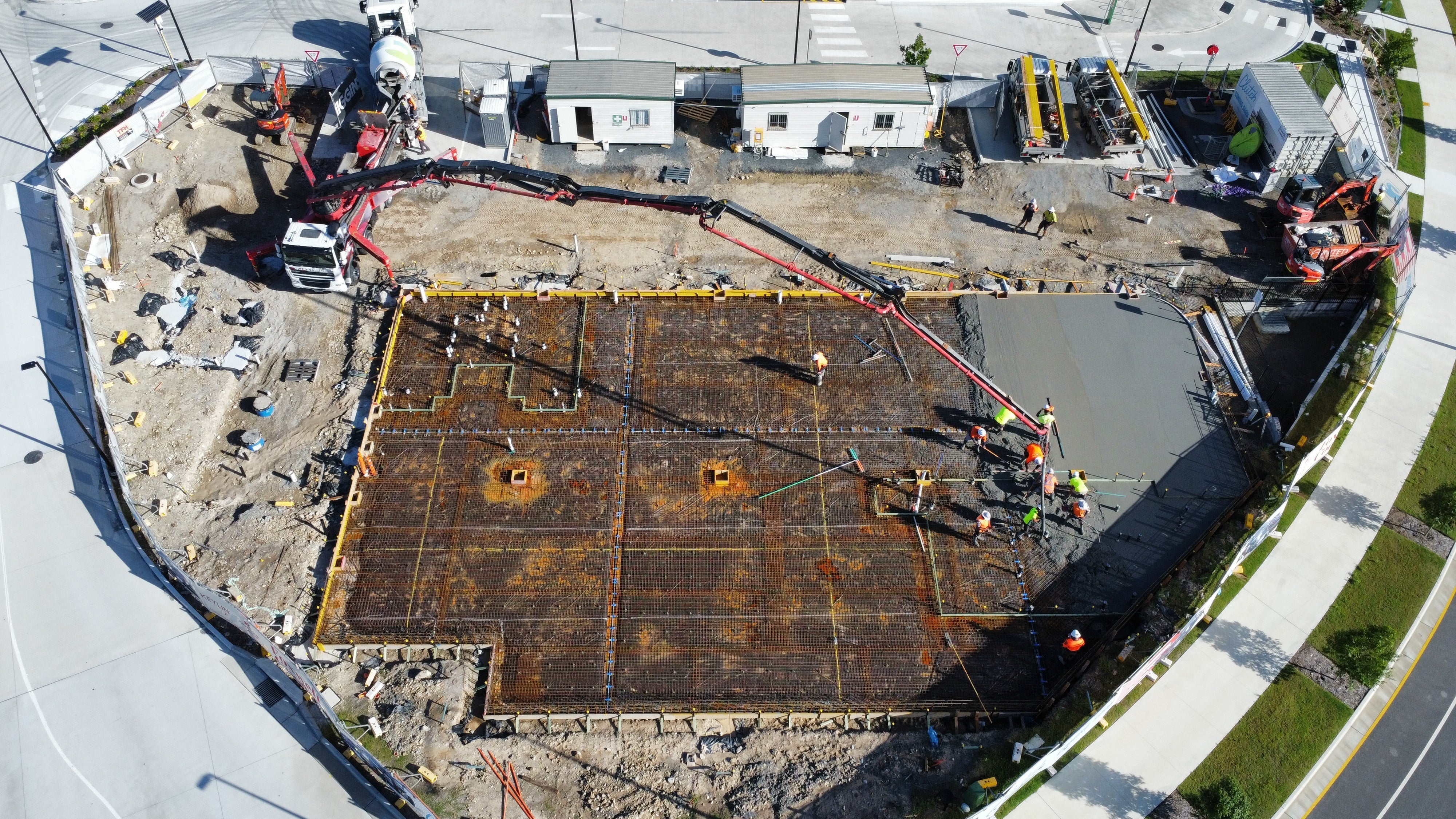 Slab is poured!