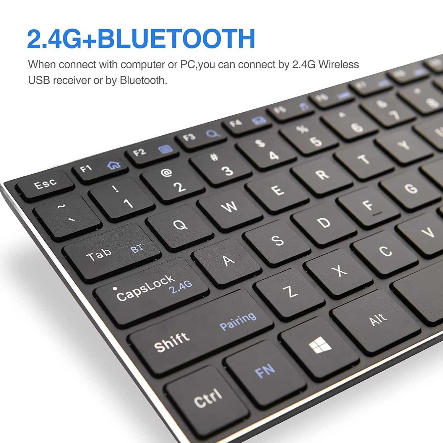 Rii K22 Wireless Bluetooth Keyboard with Touchpad