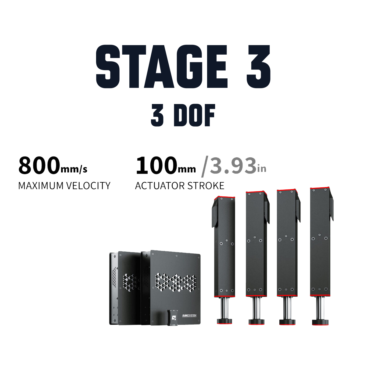 Qubic QS-220 Stage 3 Kit - 3DOF