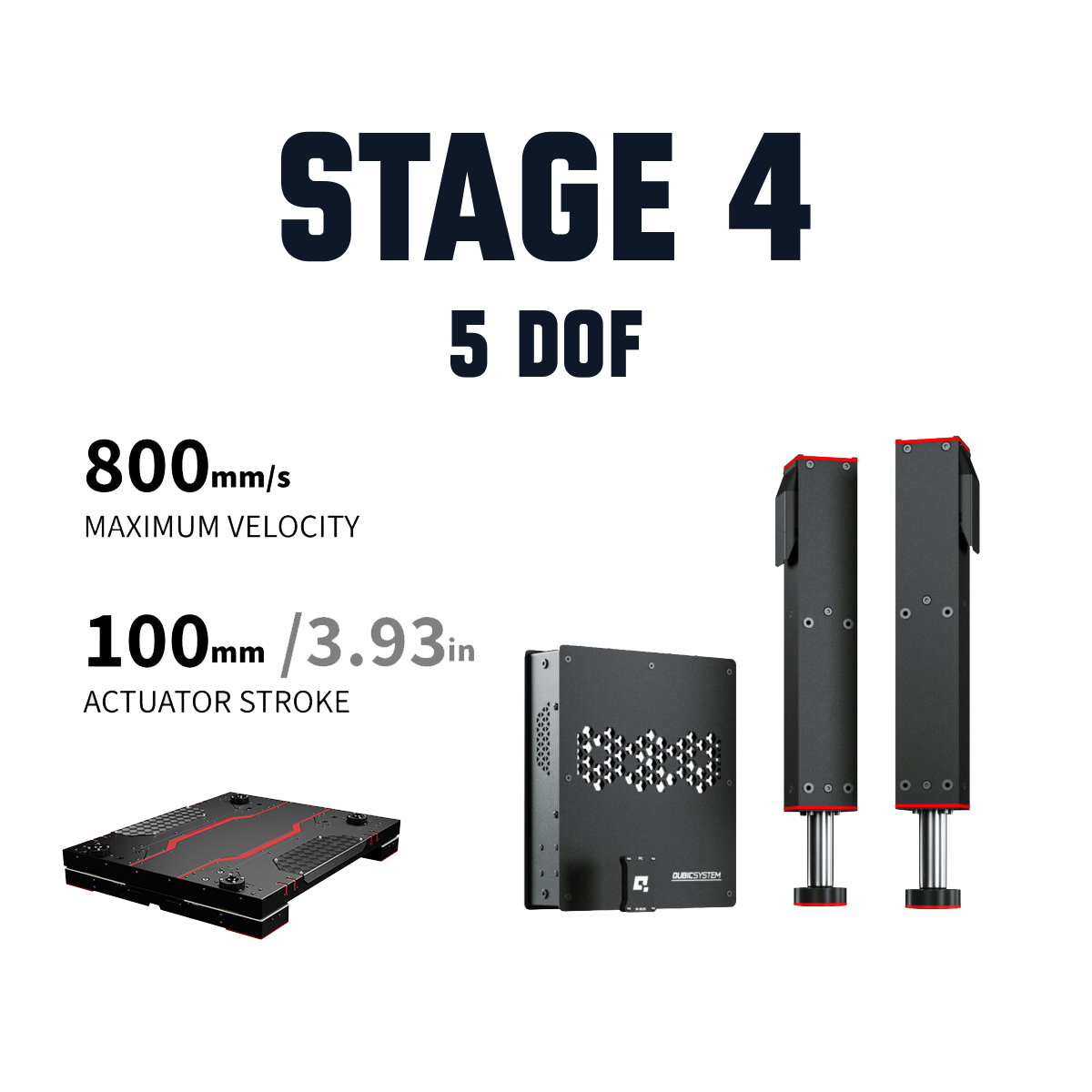 Qubic QS-220 Stage 4 Kit 5DOF