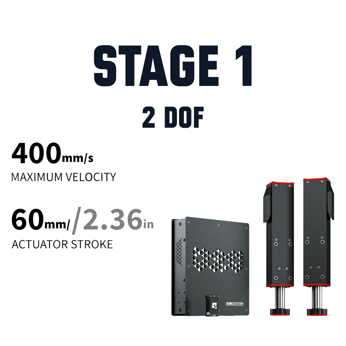 Qubic QS-210 Stage 1 Kit - 2DOF