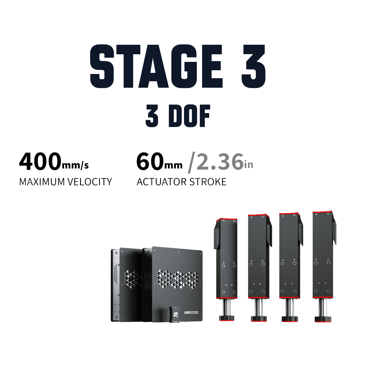 Qubic QS-210 Stage 3 Kit - 3DOF