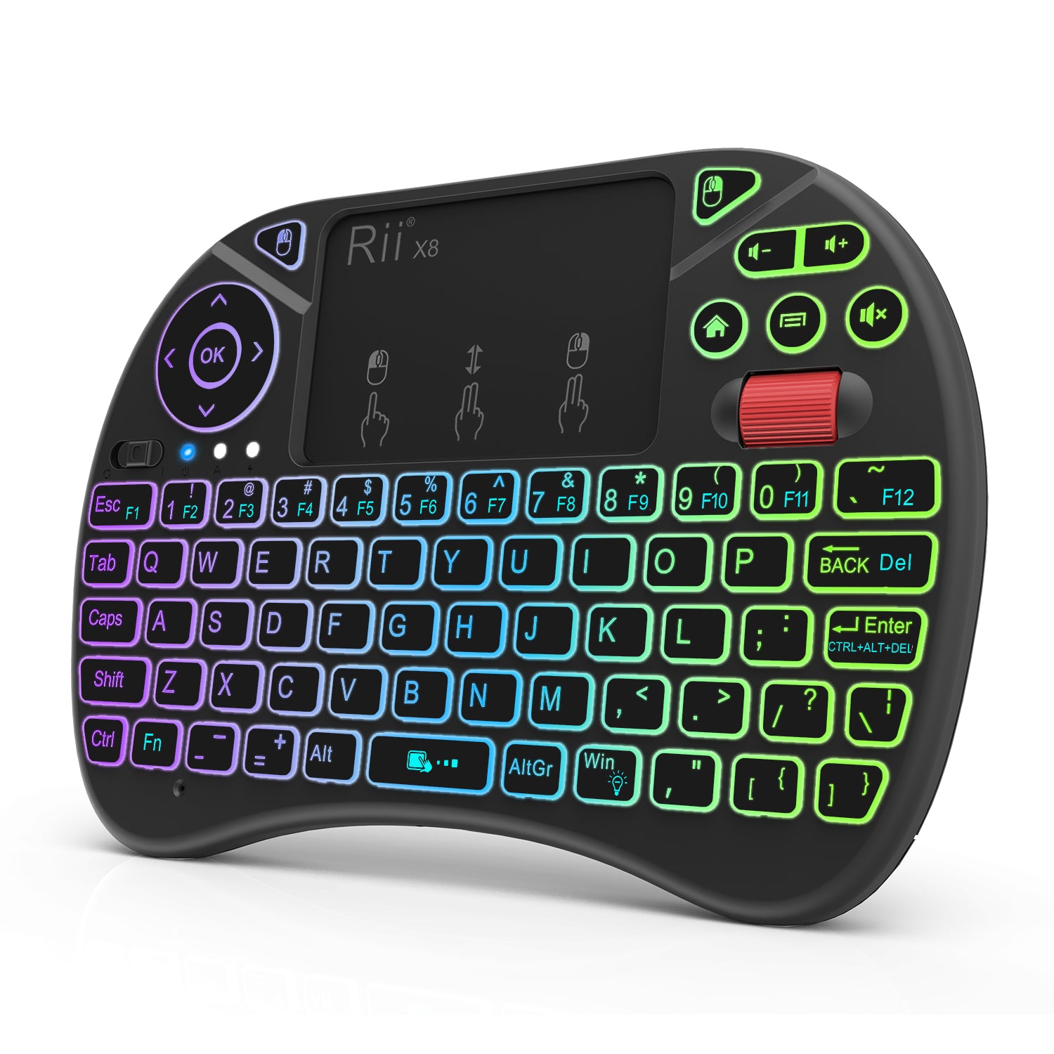 Rii X8 mini RGB Keyboard Controller w/ Touchpad