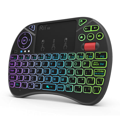 Rii X8 mini RGB Keyboard Controller w/ Touchpad